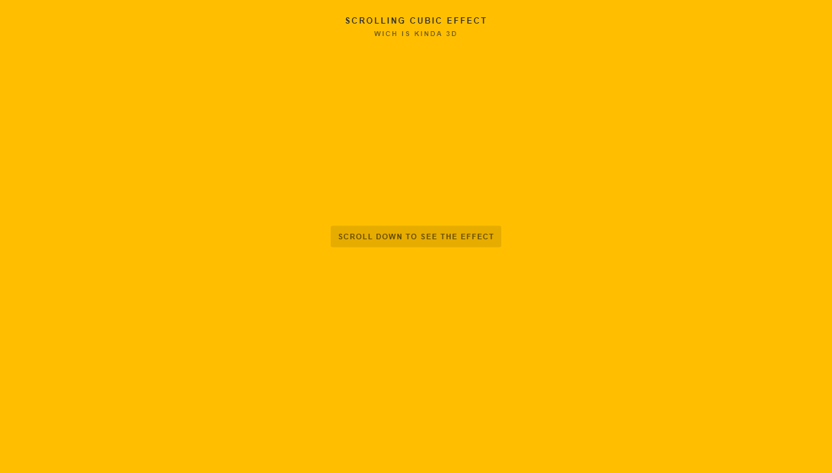 CSS Scroll Effects - Scrolling effect kinda 3d