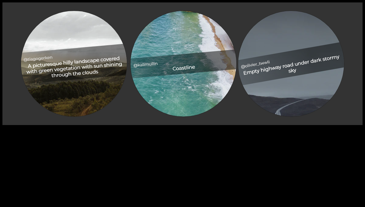 HTML <figure> & <figcaption> with CSS - CPC - Figures/Figcaption - Spherical Layout