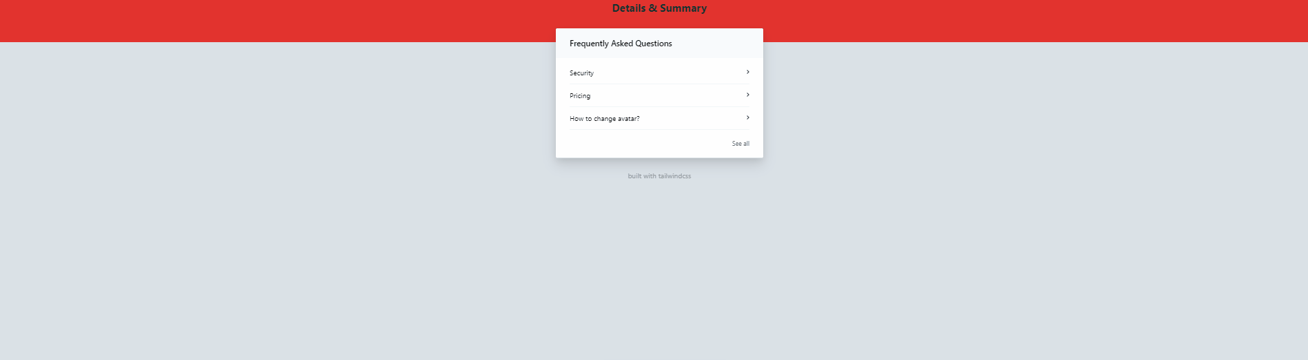 HTML <details> & <summary> with CSS - Details & Summary