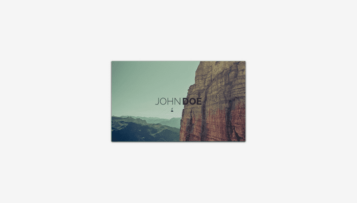 CSS Business Cards - Black CSS Business Card