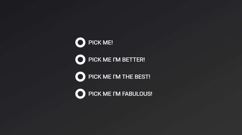 Radio Buttons CSS - Styling radio buttons