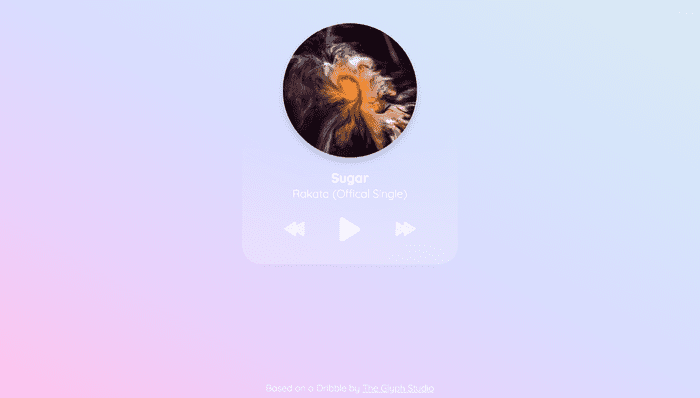 JavaScript Music Players - Media Player Widget with Gooey interactions