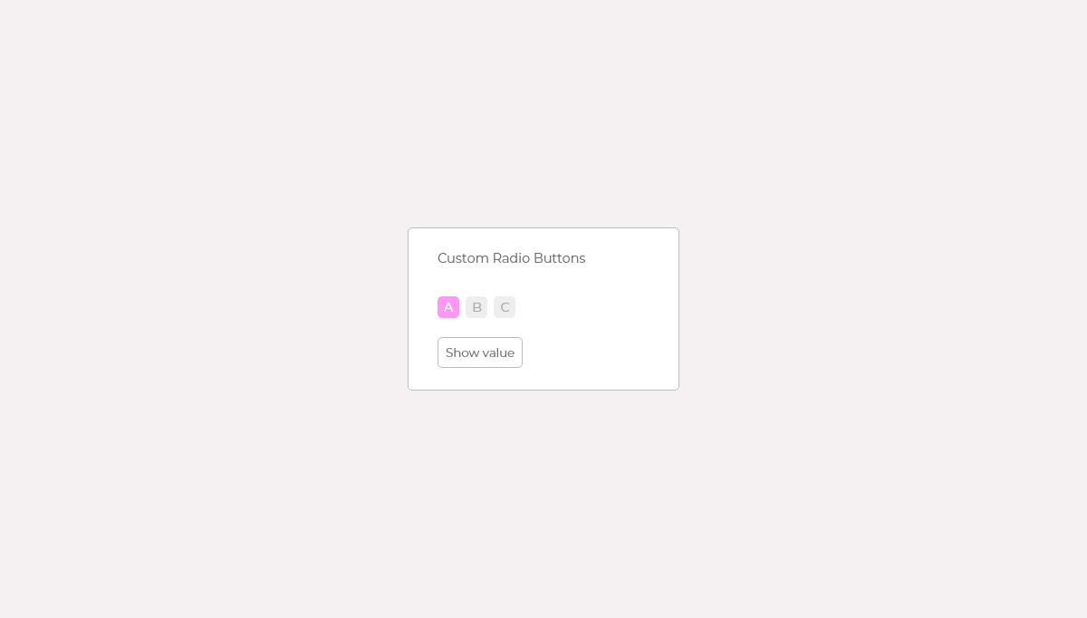 Radio Buttons CSS - Custom Radio Buttons