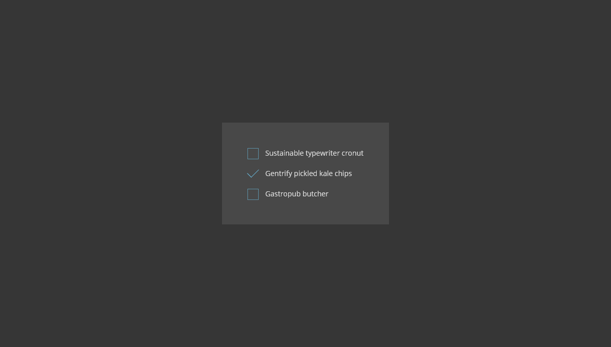 Checkboxes CSS - Custom checkbox