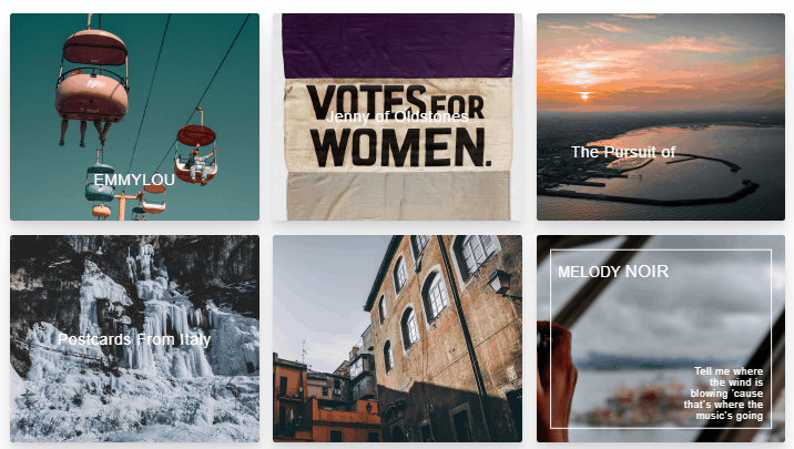 CSS Thumbnails - CSS Image Hover Effects