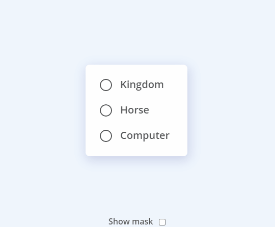 Radio Buttons CSS - Underground radios