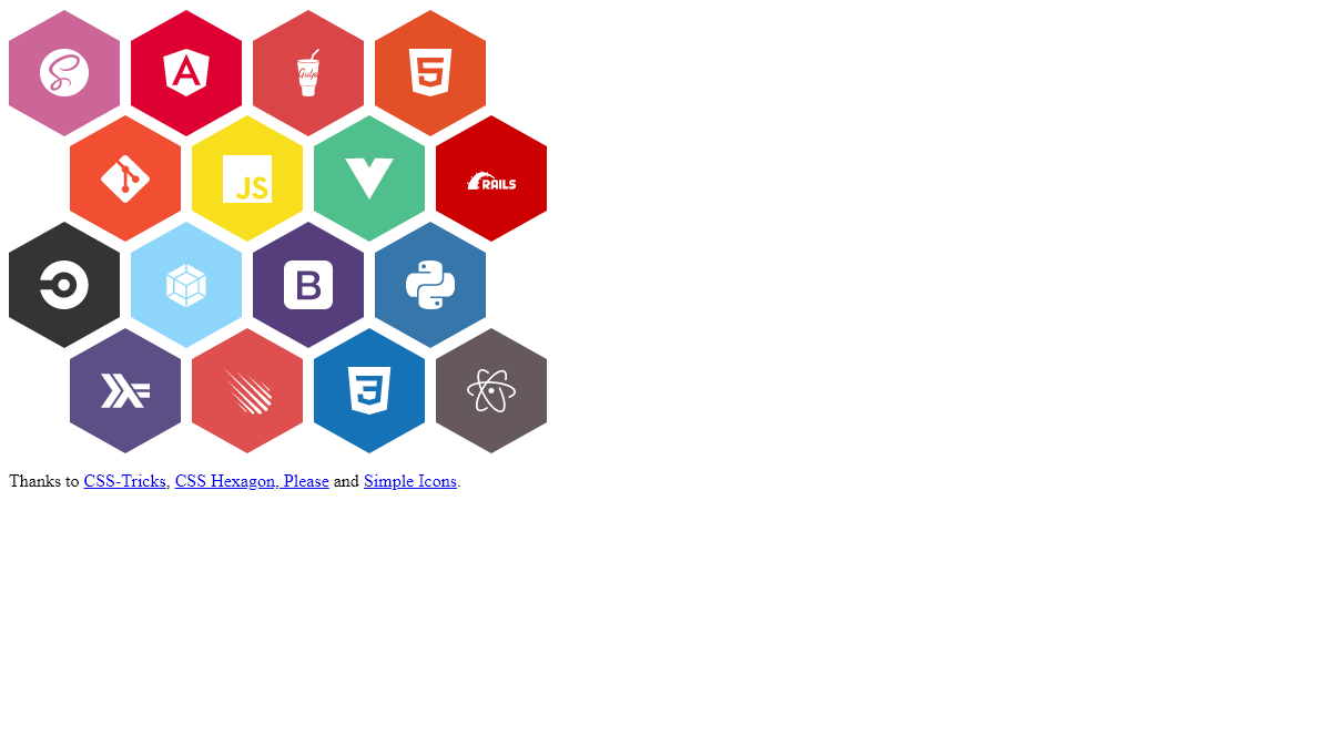 CSS Hexagons - CSS Hexagon Grid