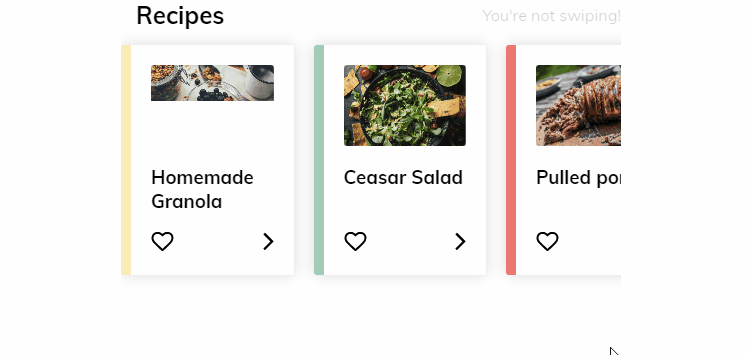 JavaScript Carousels - Simple Swiping Slider