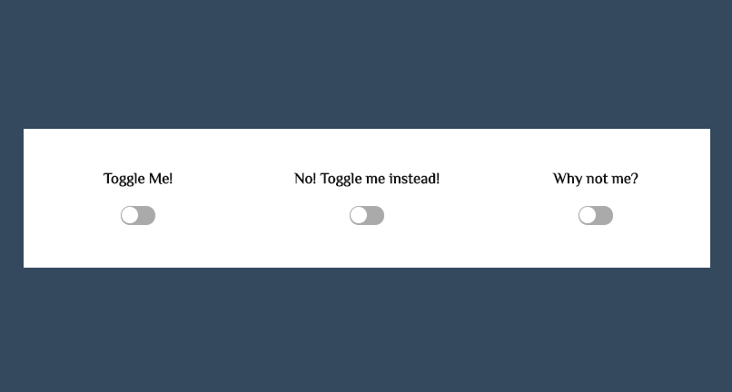 CSS Toggle Switches - Toggle Radial Effect
