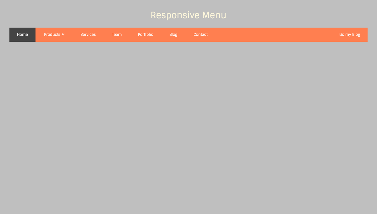 jQuery Menus - Mega Menu Responsive