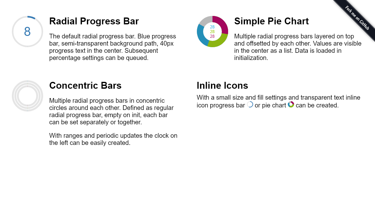 jQuery Progress Bars - Radial Progress Bar