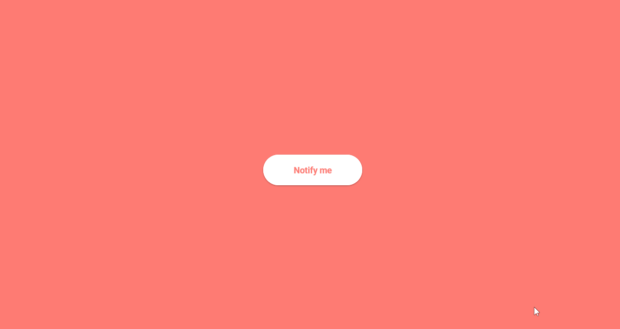 CSS Input Text - Notify me