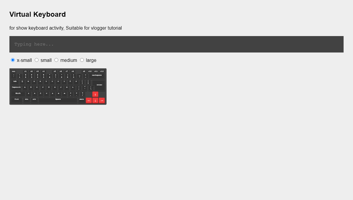 JavaScript Keyboards - Virtual Keyboard Activity