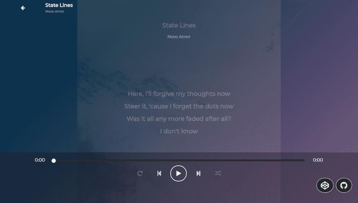 jQuery Music Players - Music Player With Lyrics Synchronization