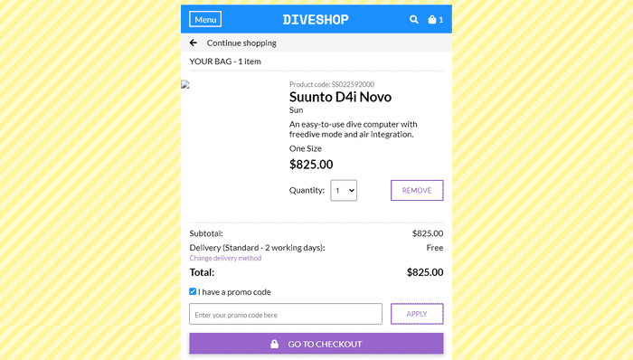 CSS Checkout Forms - CSS Shopping Bag (Checkout)