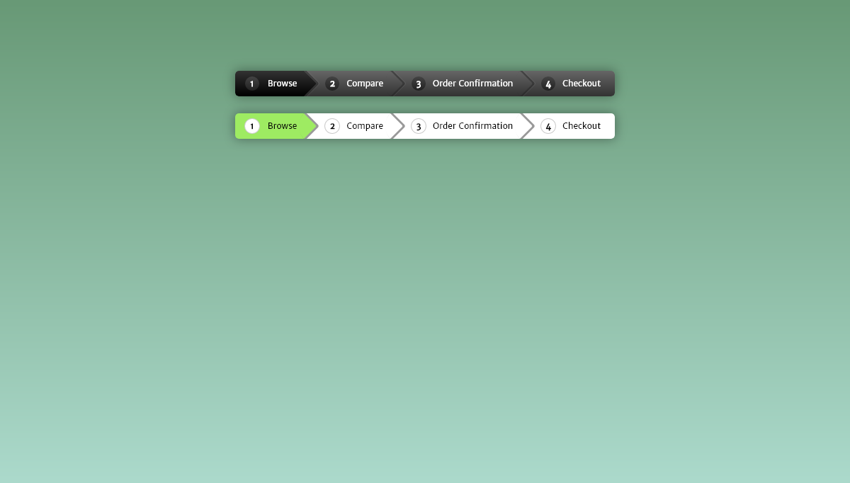 CSS Breadcrumbs - Pure CSS3 breadcrumb navigation