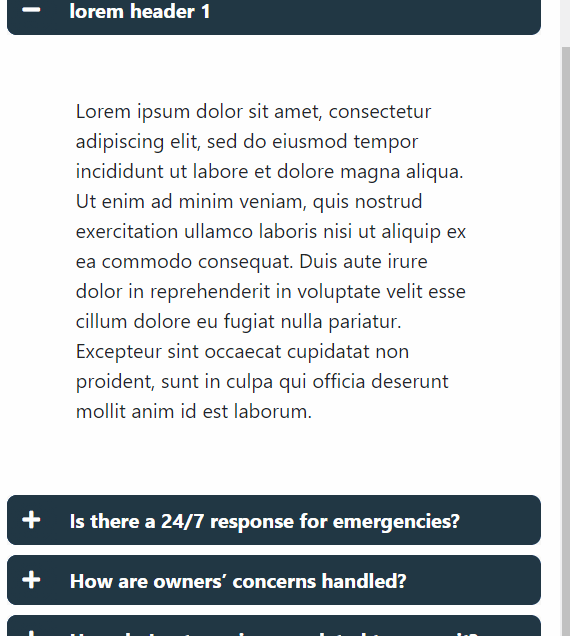 Bootstrap Accordions - Bootstrap Accordion With Sign