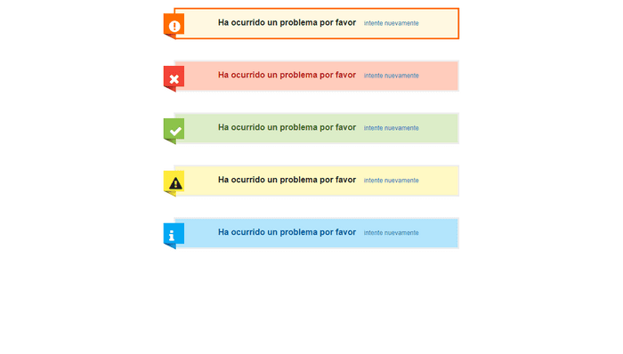 CSS Notifications - New alert messages bootstrap 3 font awesome