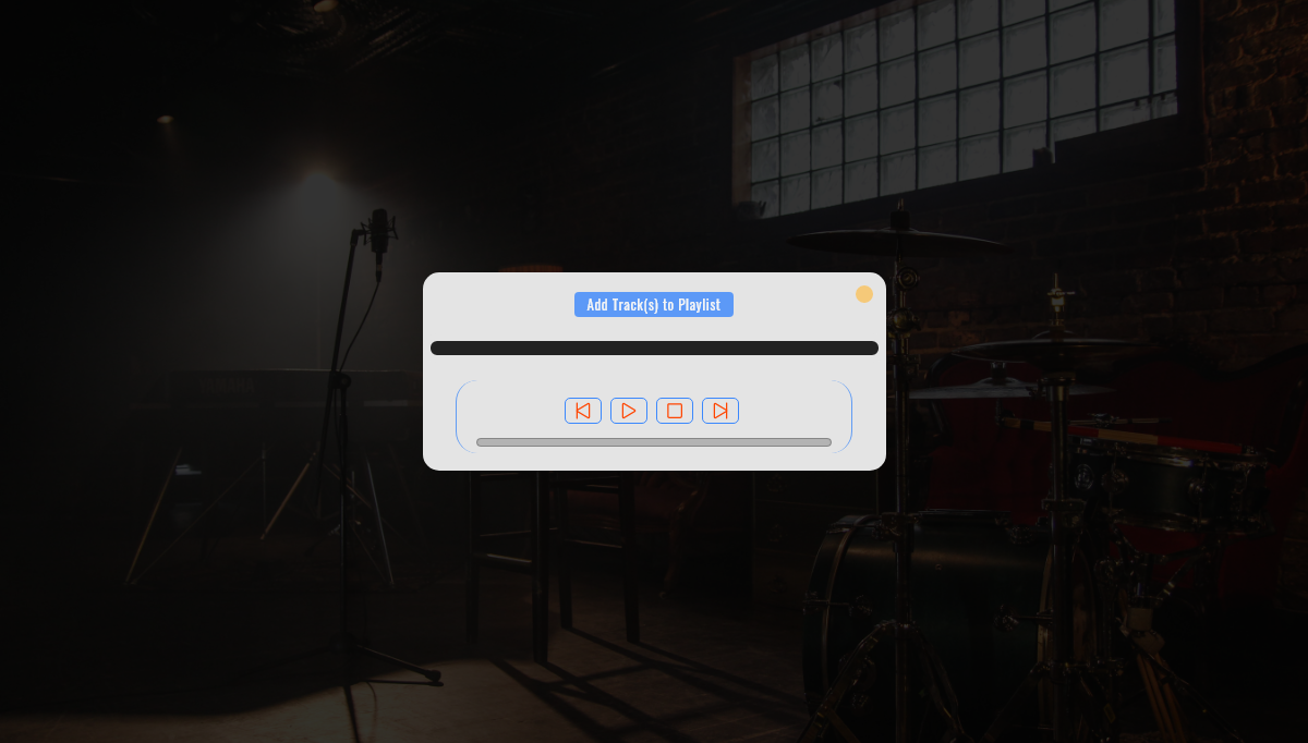 JavaScript Music Players - Music Player