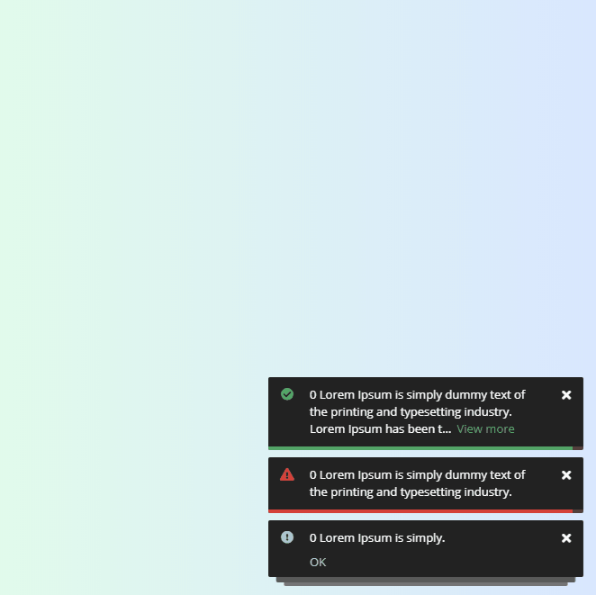 Vue Notifications - Toast  / Notification with Progress Bar | CustomElement