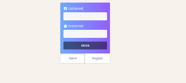 CSS Login / Registration Forms - Login Form