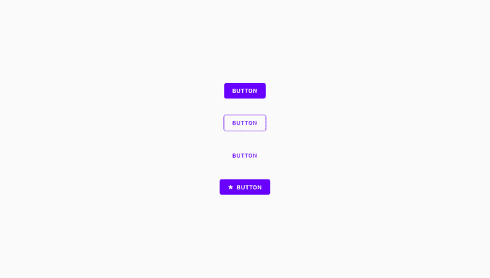 JavaScript Buttons - Material Buttons