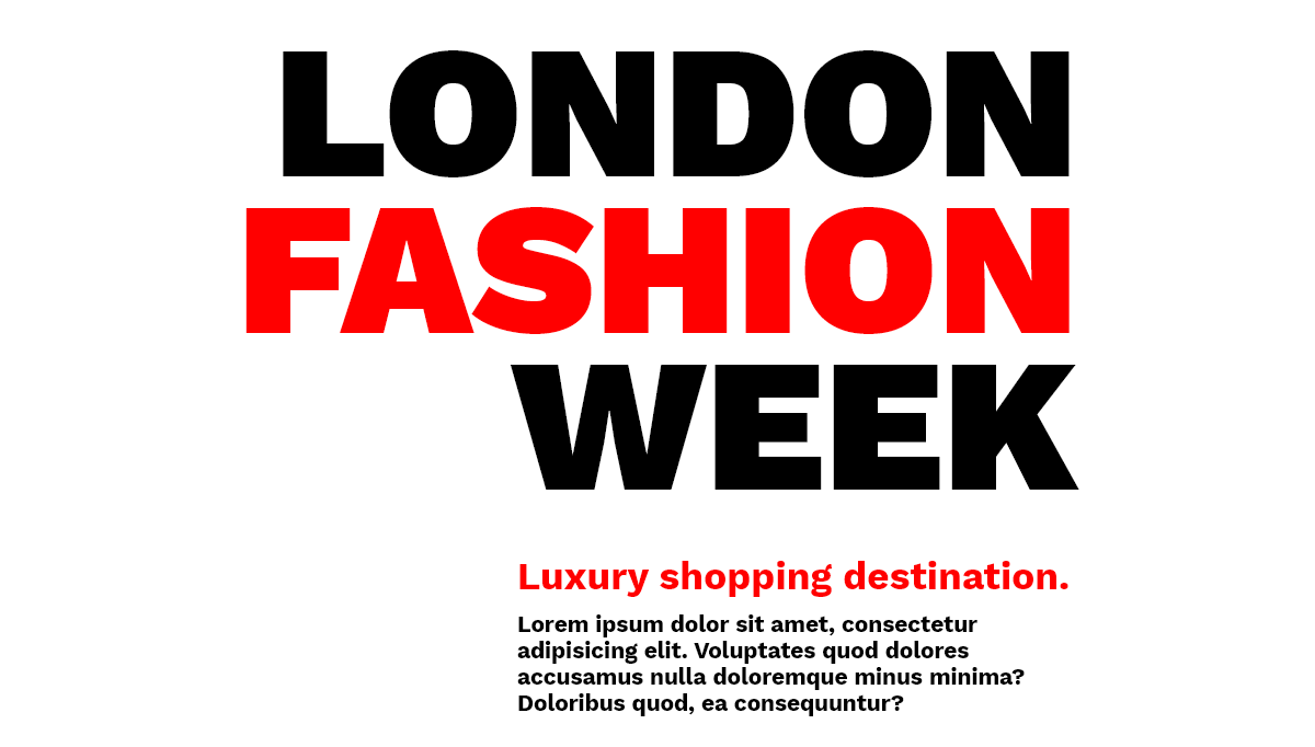 CSS Magazine Layouts - London Fashion Week // CSS Grid