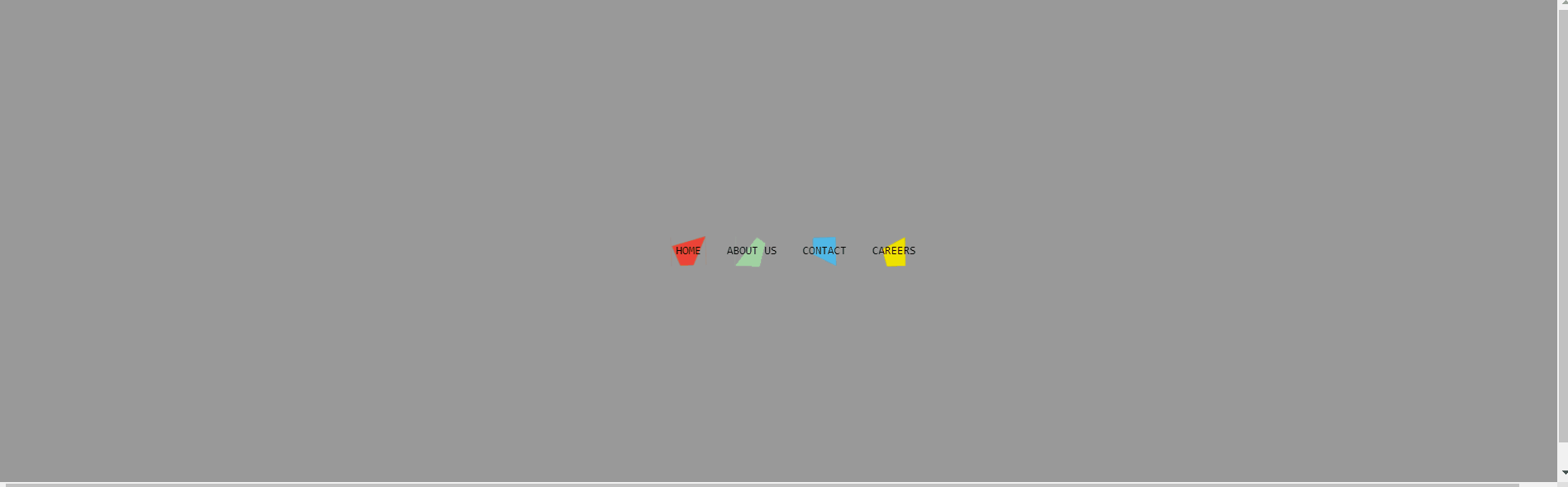 CSS Horizontal Menus - CSS Menu Concept (Clip-path)