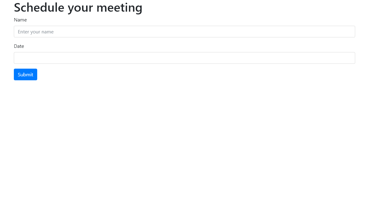 Bootstrap Datepickers and Timepickers - Bootstrap 4 Datepicker