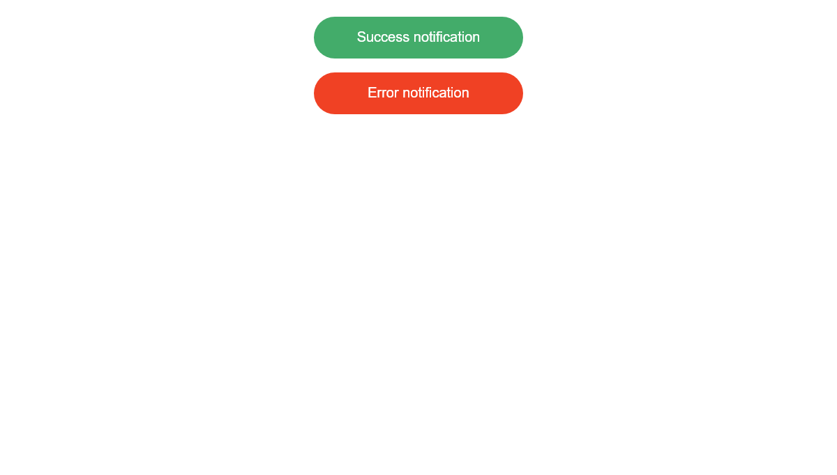 React Notifications - Alert notifications with alertify.js
