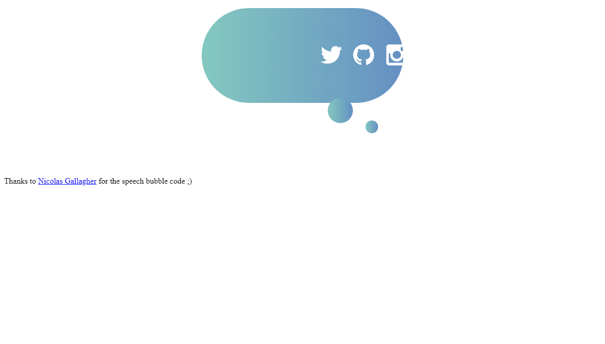 CSS Speech Bubbles - CSS speech bubble with animation inside