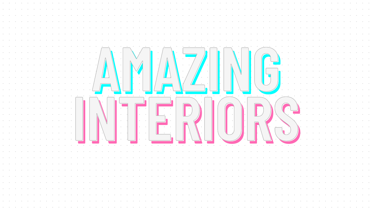 CSS Text Effects - Amazing Interiors Font Effect