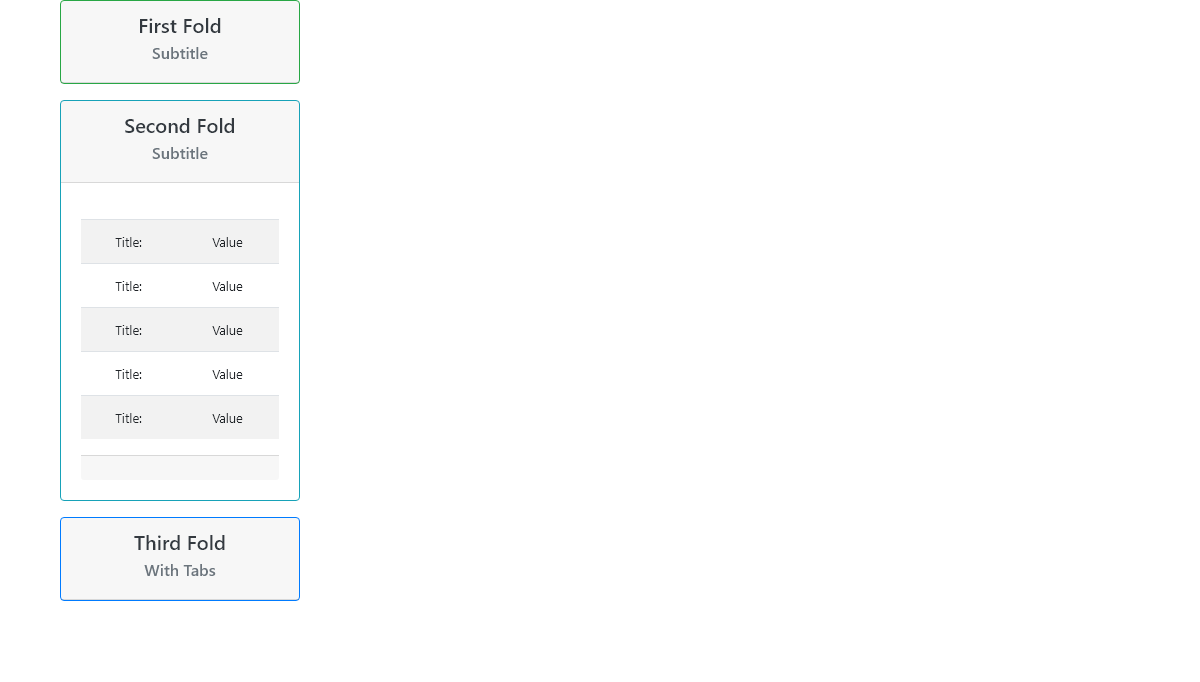 Bootstrap Accordions - Accordion List with Nested Tabbed Elements and Tables