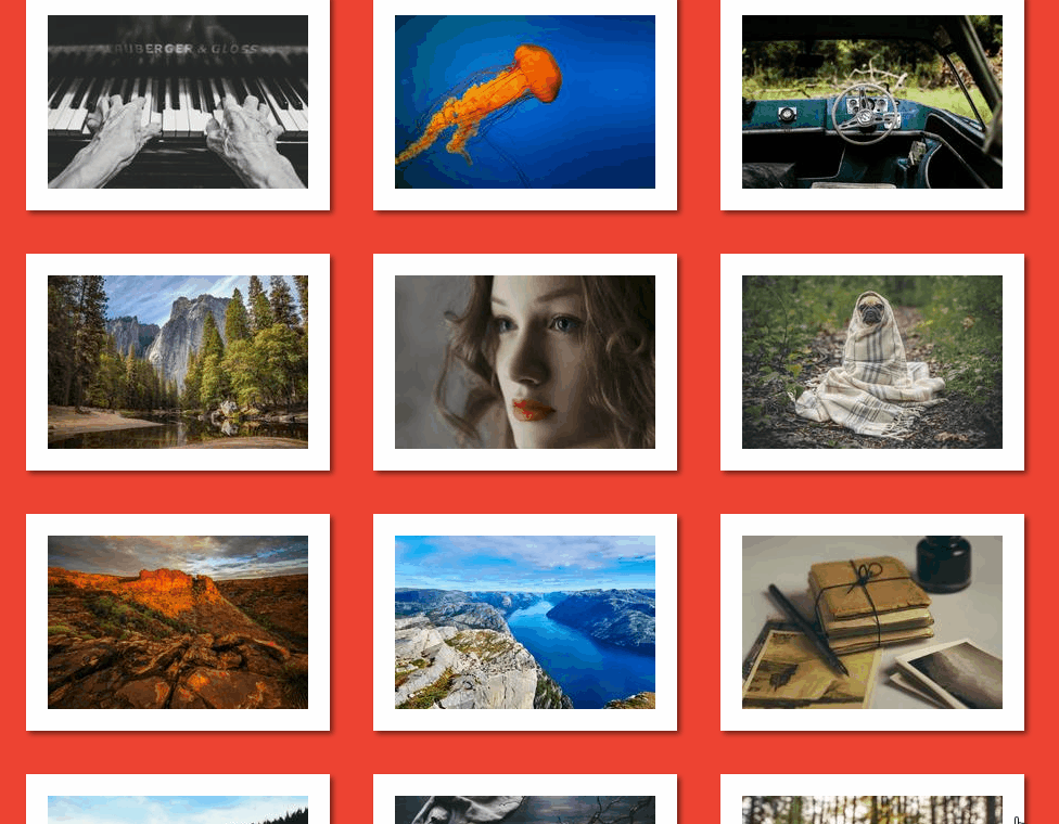CSS Image Effects - Animated Covers