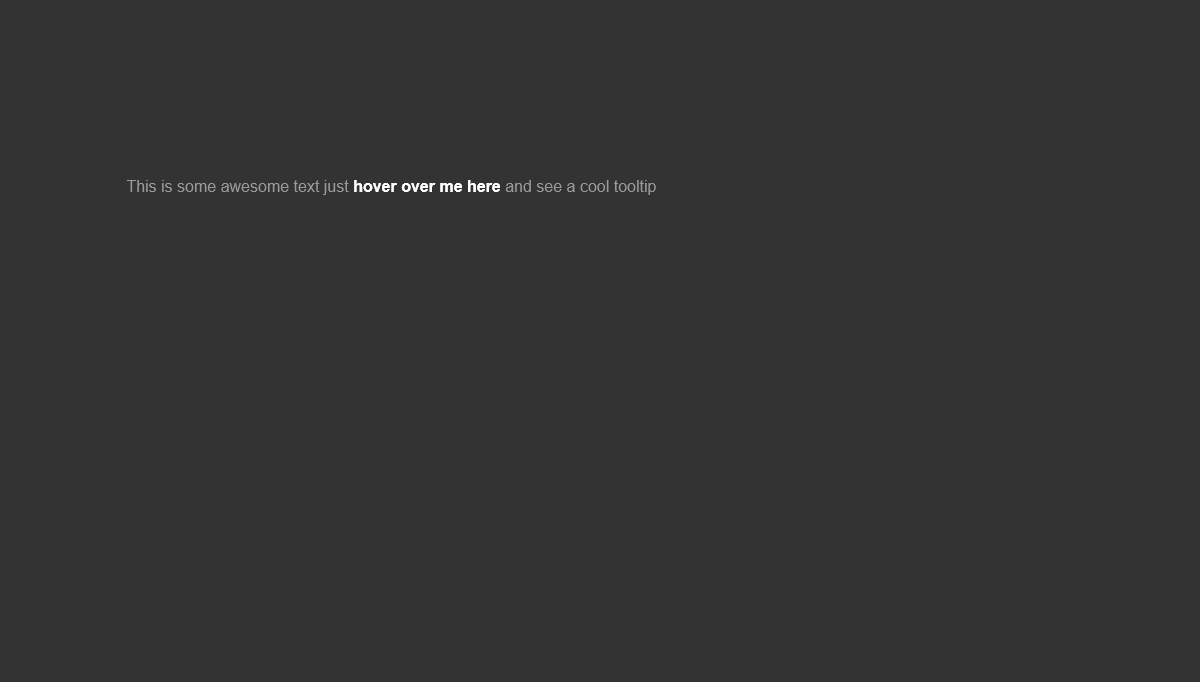 CSS Tooltips - Cool CSS hover tooltips