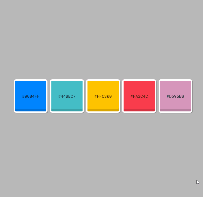 CSS Color Palettes - Auto Color Palette Formatting