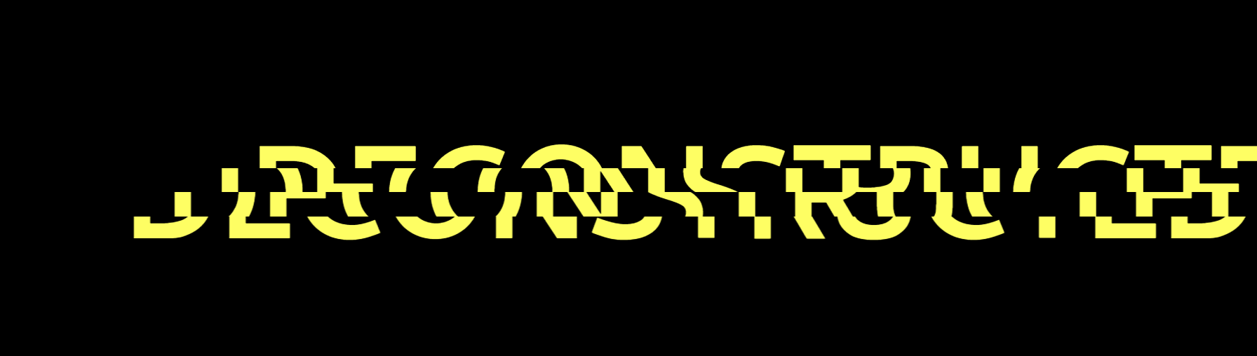 CSS Text Effects - DECONSTRUCTED