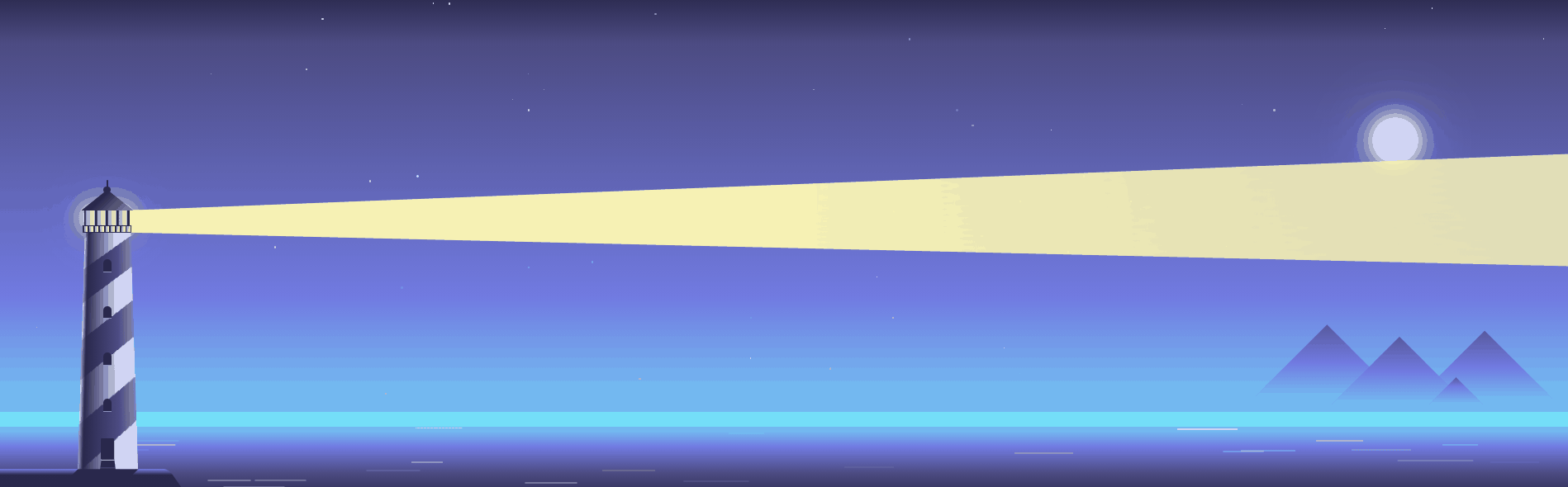 CSS Animation Examples - CSS Lighthouse Scene