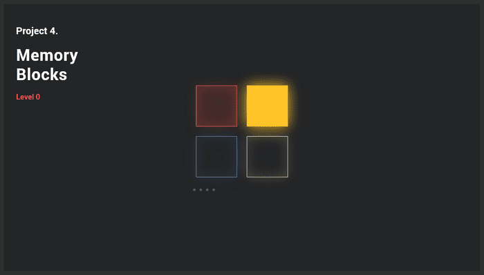 JavaScript Memory Games - Project4. Memory Game