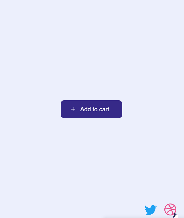 JavaScript Buttons - Add to cart animation