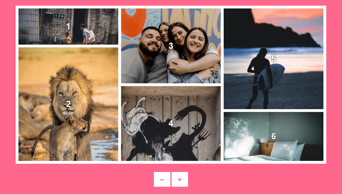 CSS Masonry Layout Examples - Masonry Dynamic Column Flexbox (CSS Only)