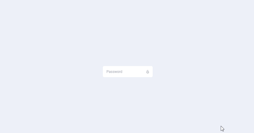 jQuery Forms - Password error animation