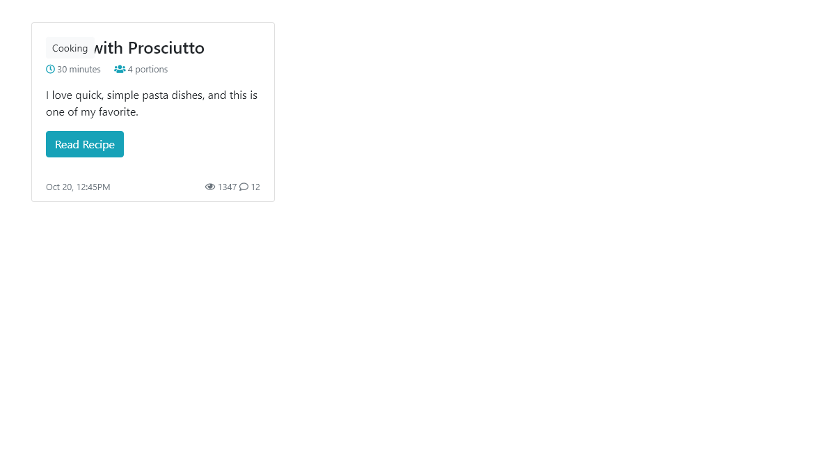 Bootstrap Cards - Bootstrap 4 Blog Card