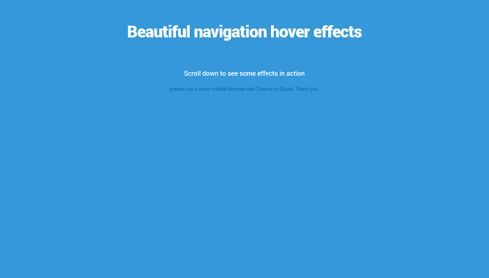 CSS Horizontal Menus - Navigation Effects