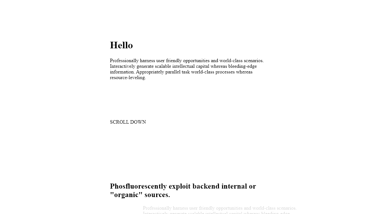 jQuery Scroll Effects - On Scroll Fade In Reveal Animations With CSS3 & JQuery (From Github Co.)
