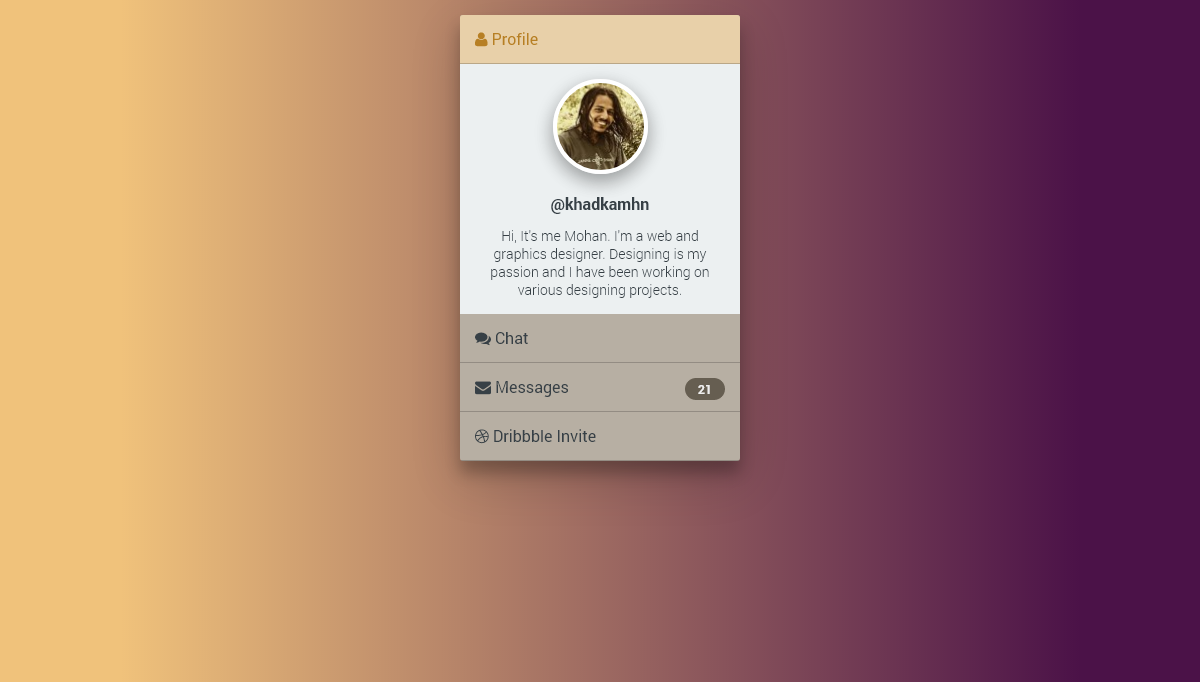 CSS Accordions - Accordion Profile