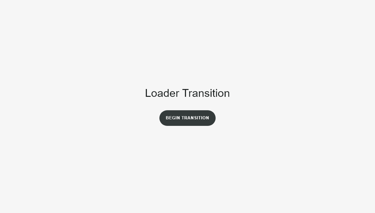 CSS Page Transitions - Page Transition with Loader