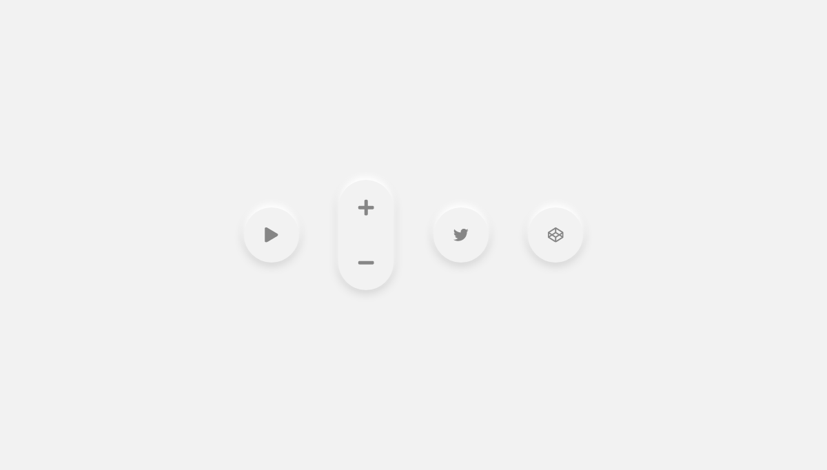 CSS Neumorphism Examples - Neumorphic Buttons
