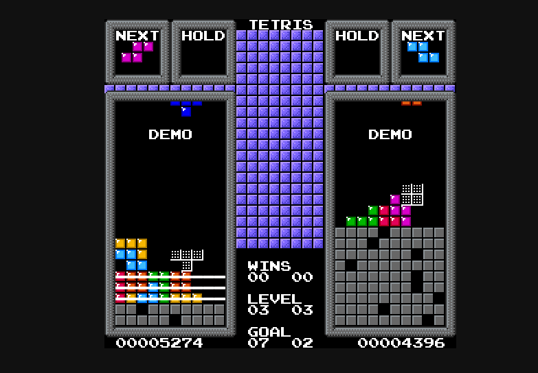 JavaScript Tetris Games - Tetris