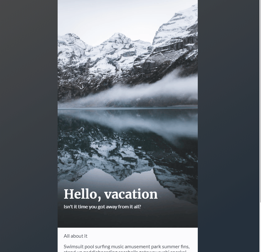 CSS Headers and Footers - Animated footer toggle